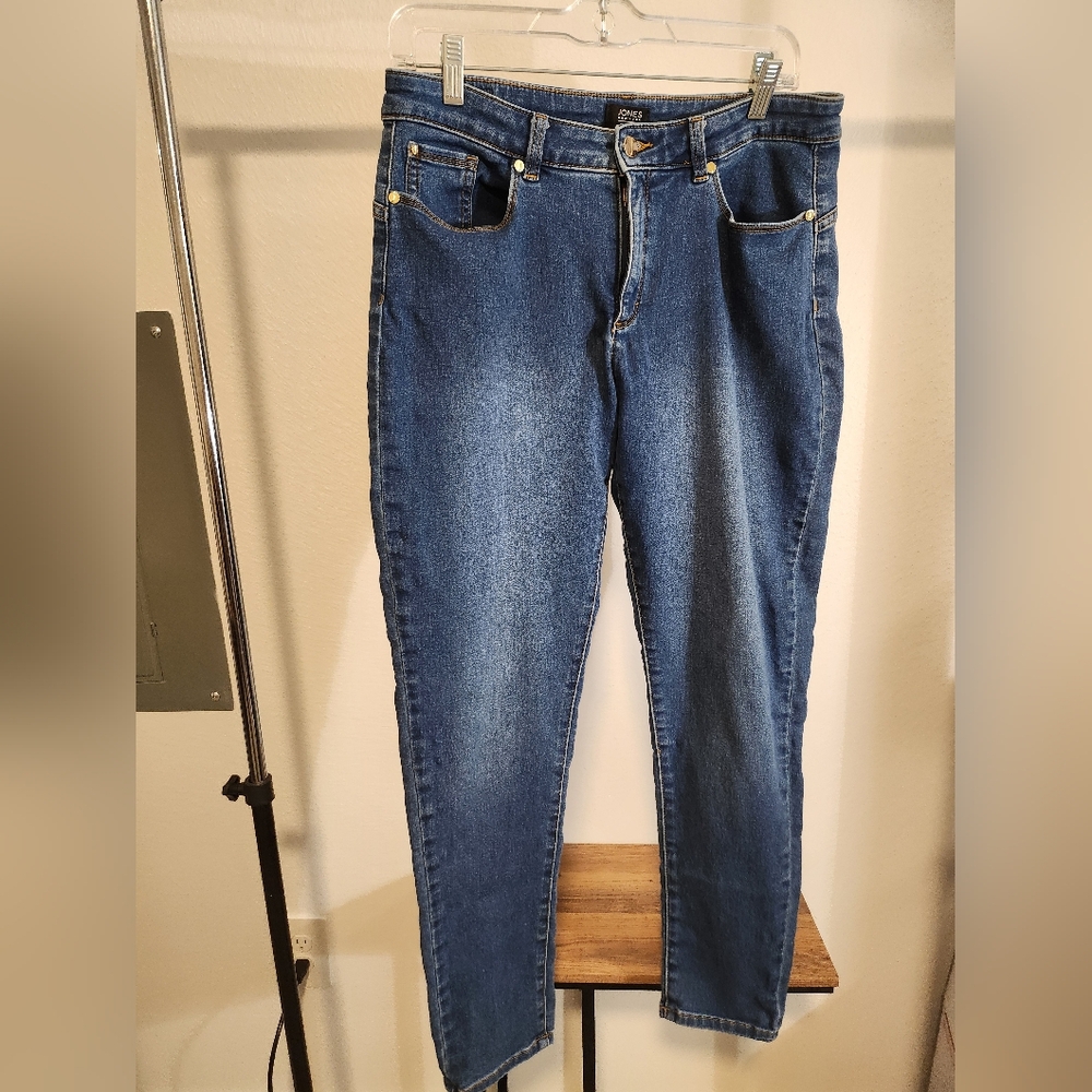 Jones New York Men's Skinny Blue Jeans